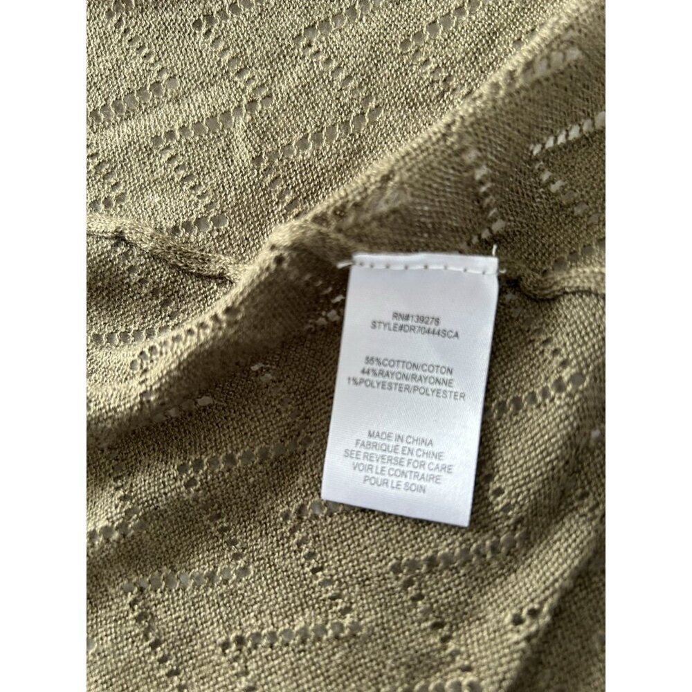 Dr2 Open Front Lightweight Open Weave Olive Green… - image 5